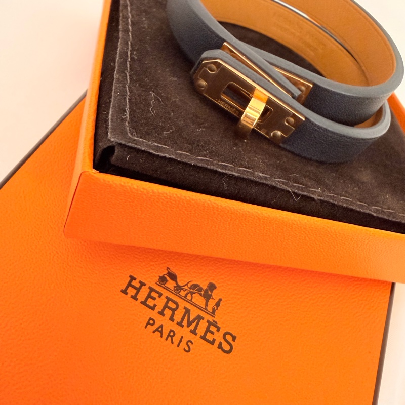 Hermes 黑swift Kelly 手環-6