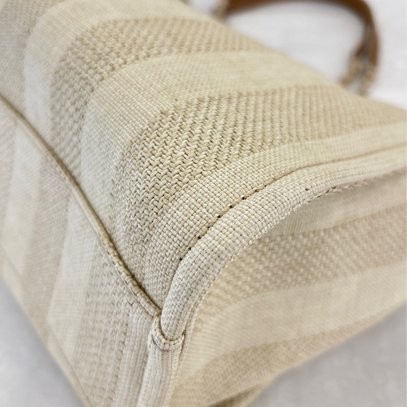 Chanel A67001奶茶色小款沙灘包(29開)-3