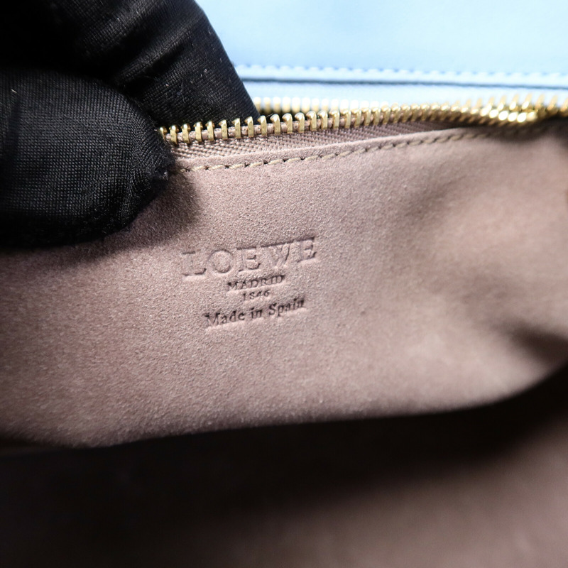 LOEWE 牛皮皮革Amazona手挽袋-5