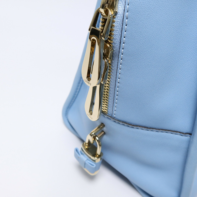 LOEWE 牛皮皮革Amazona手挽袋-16