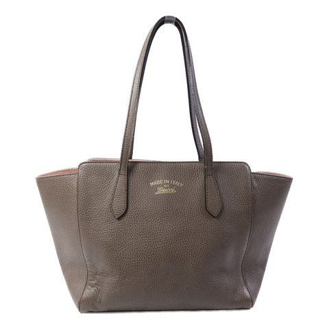 GUCCI 牛皮皮革Swing Tote Bag手挽袋