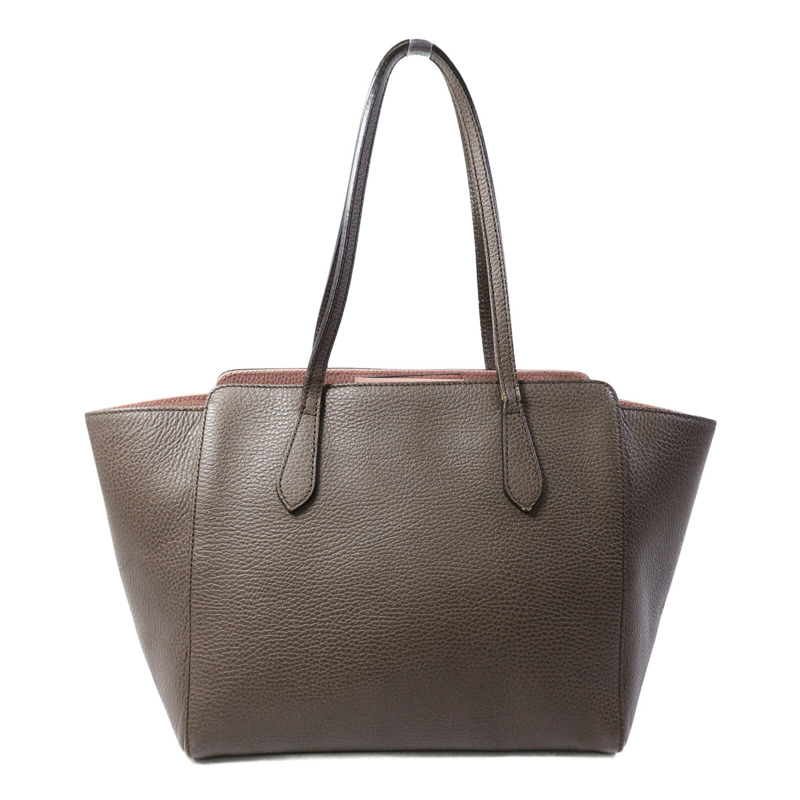 GUCCI 牛皮皮革Swing Tote Bag手挽袋-1