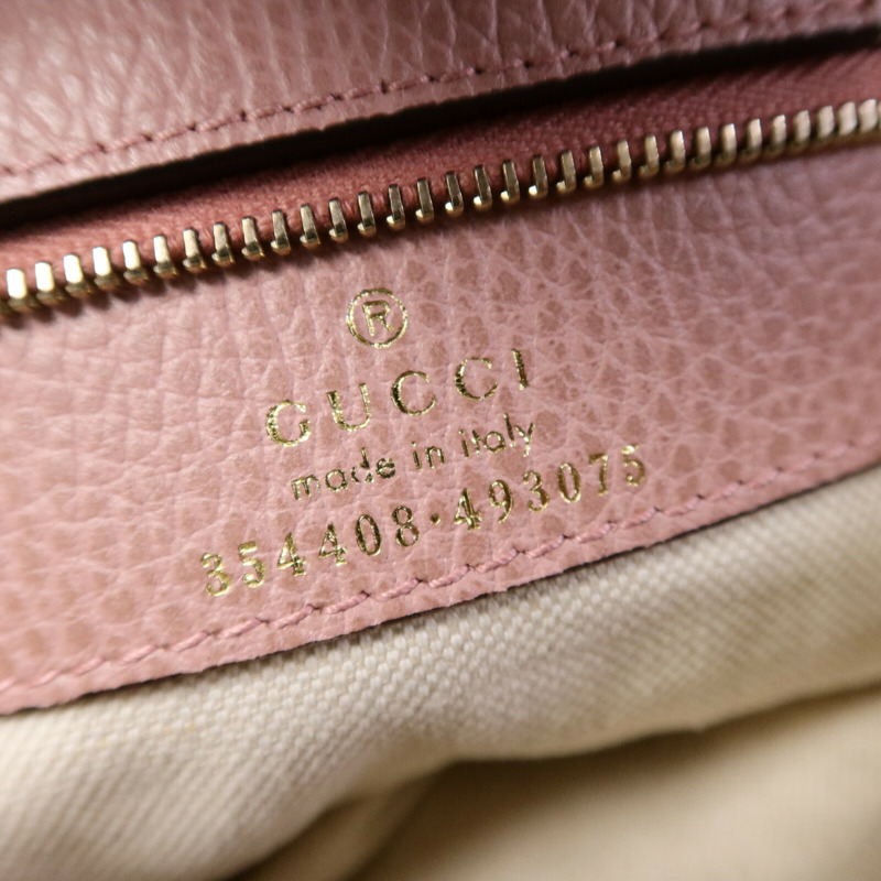 GUCCI 牛皮皮革Swing Tote Bag手挽袋-7
