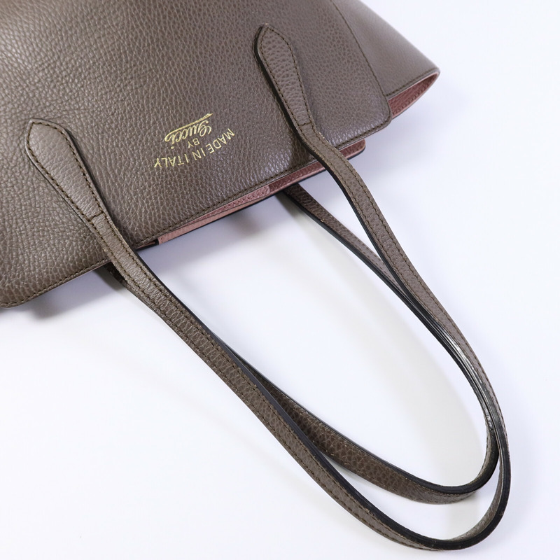 GUCCI 牛皮皮革Swing Tote Bag手挽袋-8