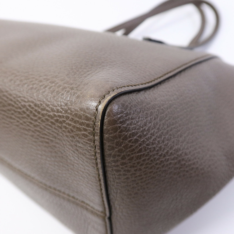 GUCCI 牛皮皮革Swing Tote Bag手挽袋-11
