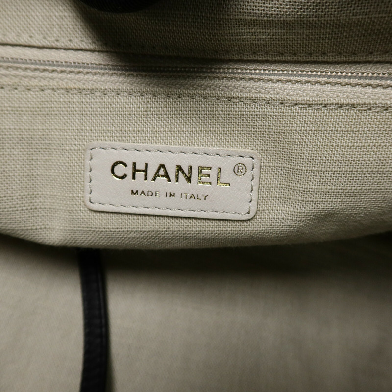 CHANEL 牛仔布Deauville Tote手挽袋-5