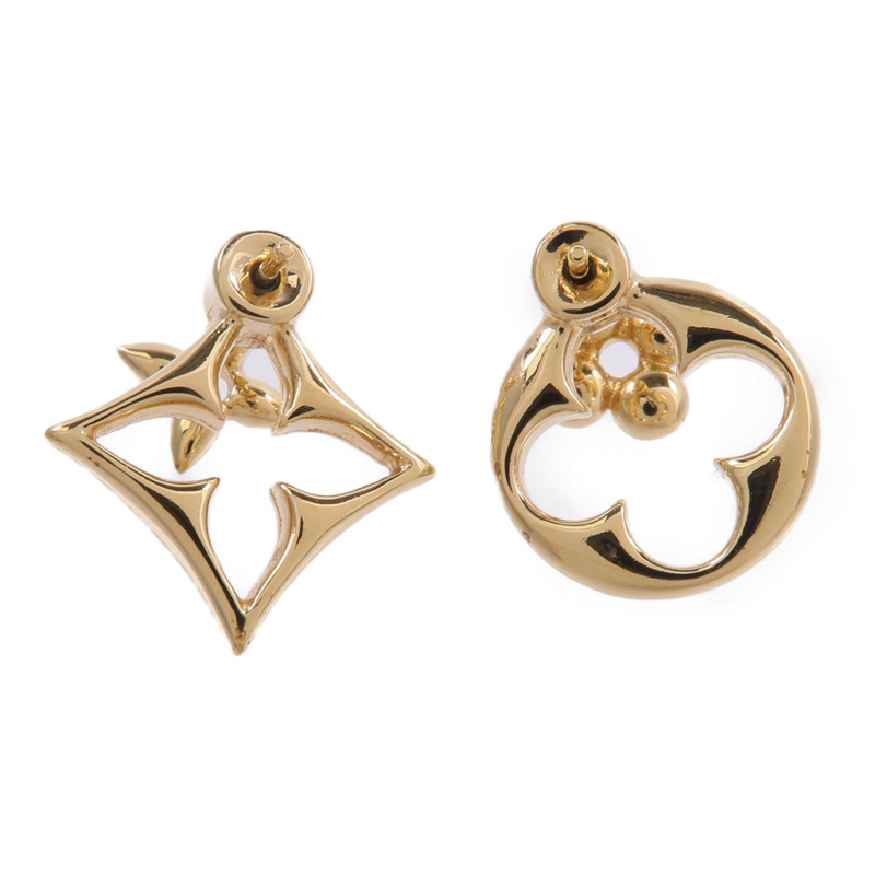 LOUIS VUITTON 金屬LV Flowergram Earrings耳環-3