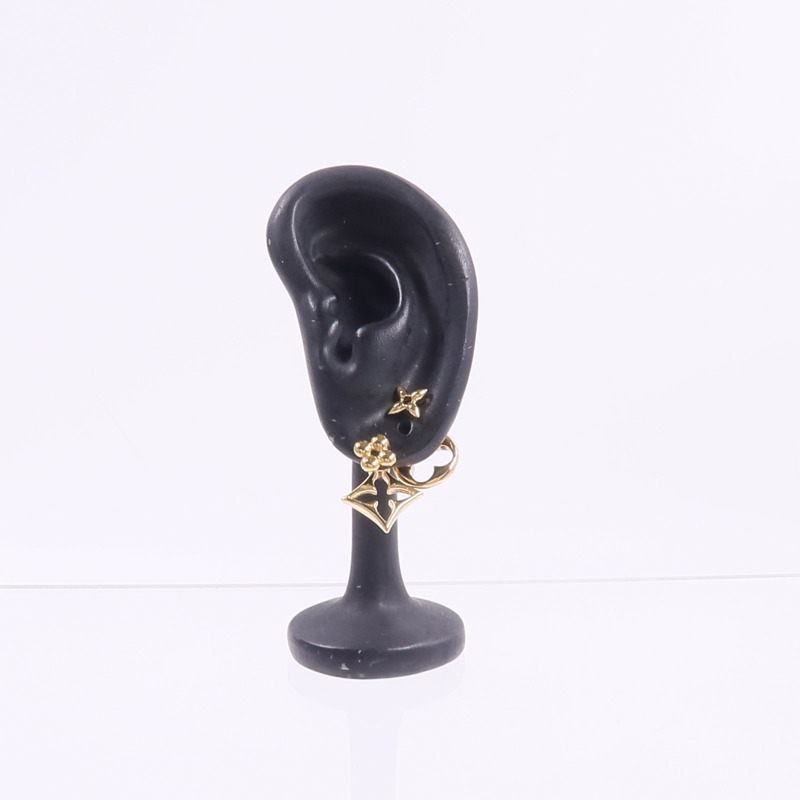 LOUIS VUITTON 金屬LV Flowergram Earrings耳環-9