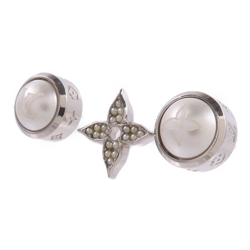 LOUIS VUITTON 金屬Pearls Fusion Set of 3 Earrings耳環-1