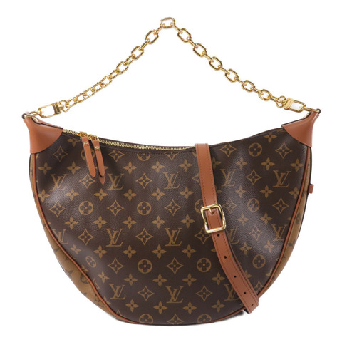 LOUIS VUITTON Monogram Reverse Loop Hobo PM手挽肩背兩用袋