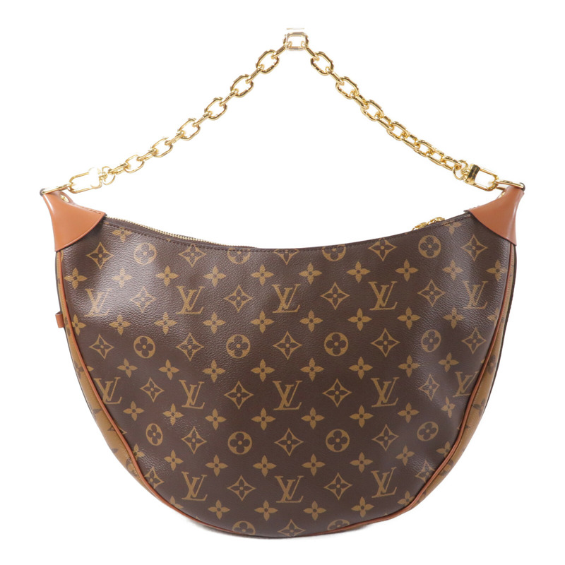 LOUIS VUITTON Monogram Reverse Loop Hobo PM手挽肩背兩用袋-1