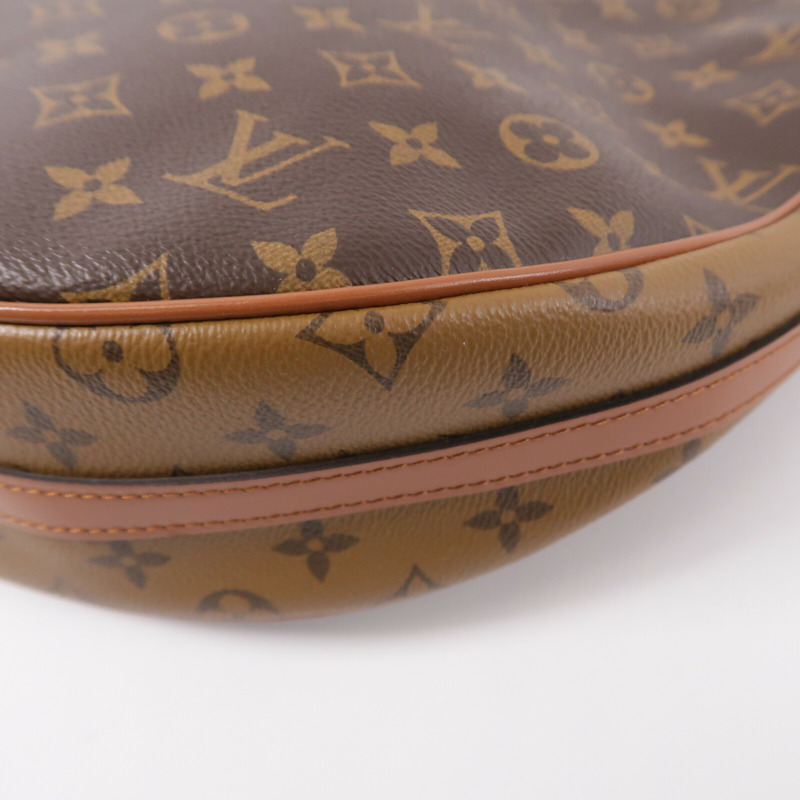 LOUIS VUITTON Monogram Reverse Loop Hobo PM手挽肩背兩用袋-11