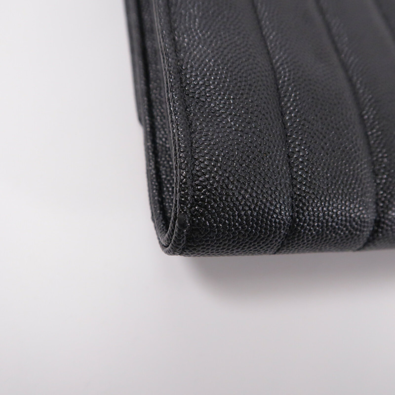 SAINT LAURENT 牛皮皮革Vicky Medium鏈帶肩背袋-11
