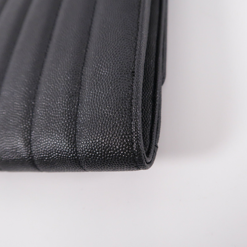 SAINT LAURENT 牛皮皮革Vicky Medium鏈帶肩背袋-12