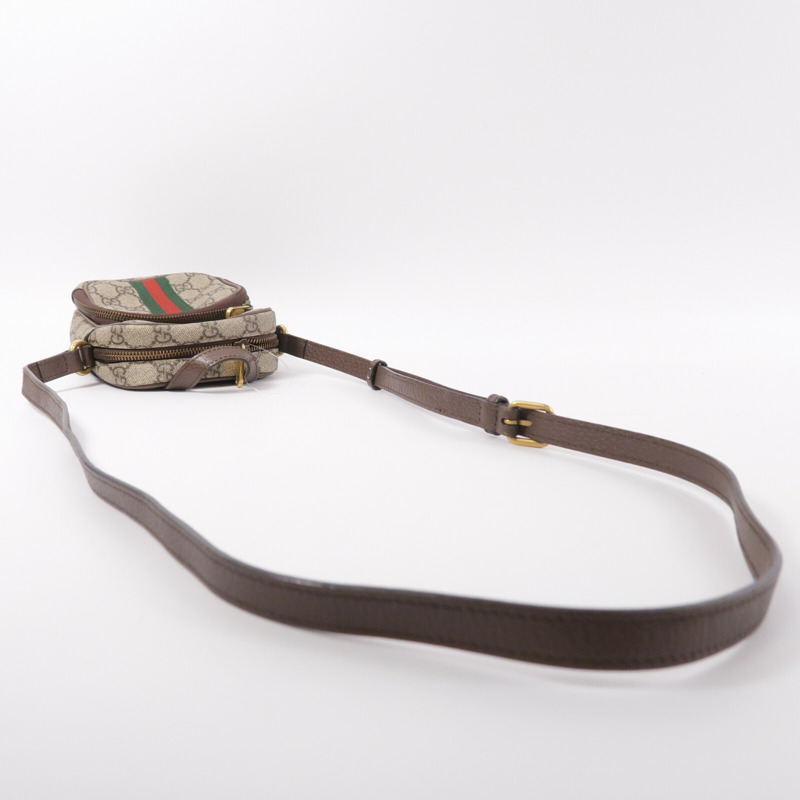 GUCCI 塗層帆布Ophidia GG肩背袋-4