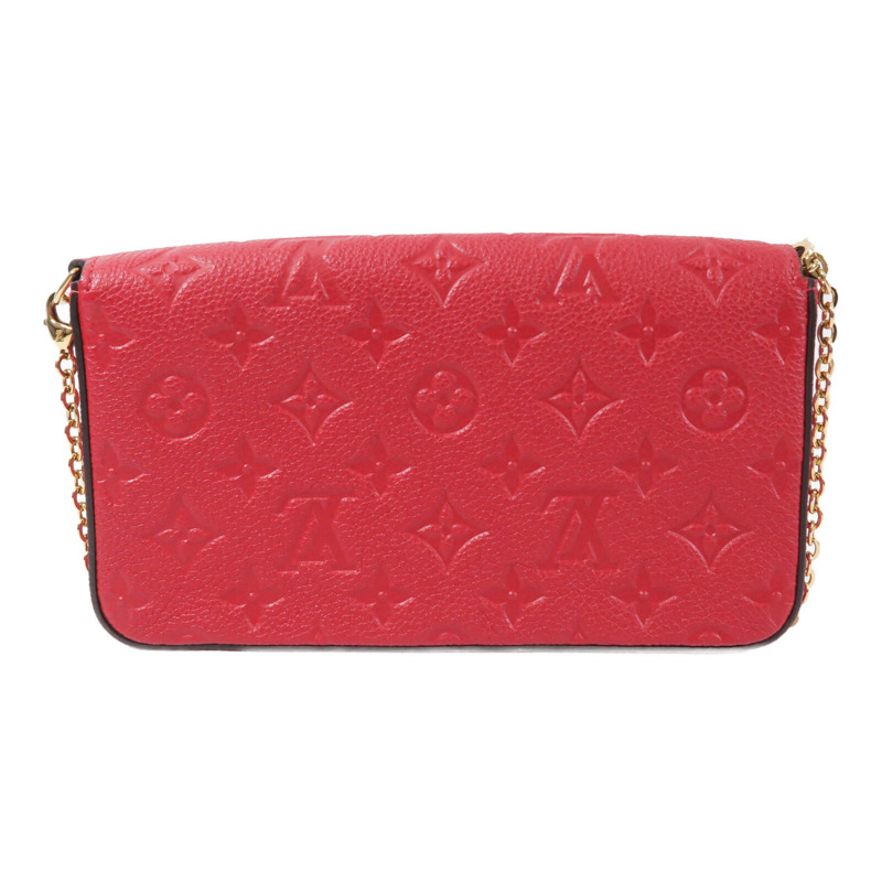 LOUIS VUITTON Monogram Empreinte Pochette Felicie鏈帶肩背袋-1