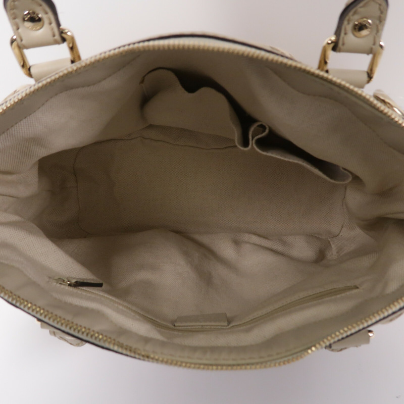 GUCCI 牛皮皮革/帆布2 Way Shoulder手挽肩背兩用袋-4