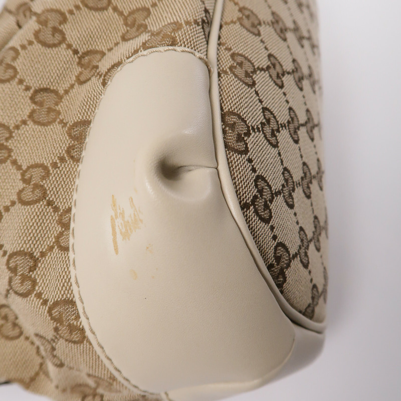 GUCCI 牛皮皮革/帆布2 Way Shoulder手挽肩背兩用袋-10