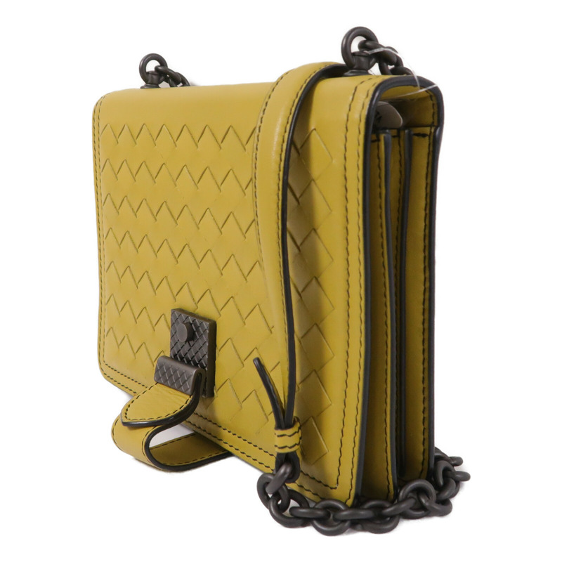 BOTTEGA VENETA 羊皮皮革Shoulder Bag鏈帶肩背袋-2