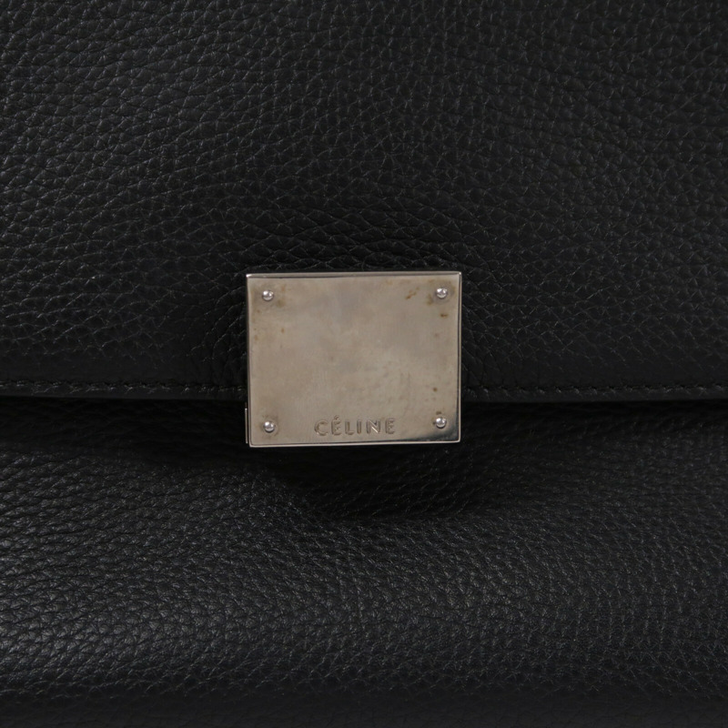 CELINE 牛皮皮革Trapeze Medium肩背袋-6