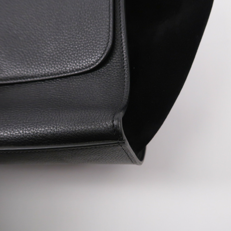 CELINE 牛皮皮革Trapeze Medium肩背袋-11