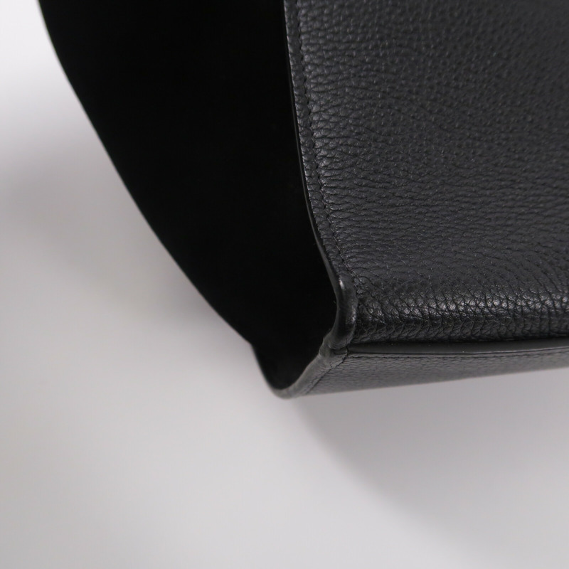 CELINE 牛皮皮革Trapeze Medium肩背袋-12