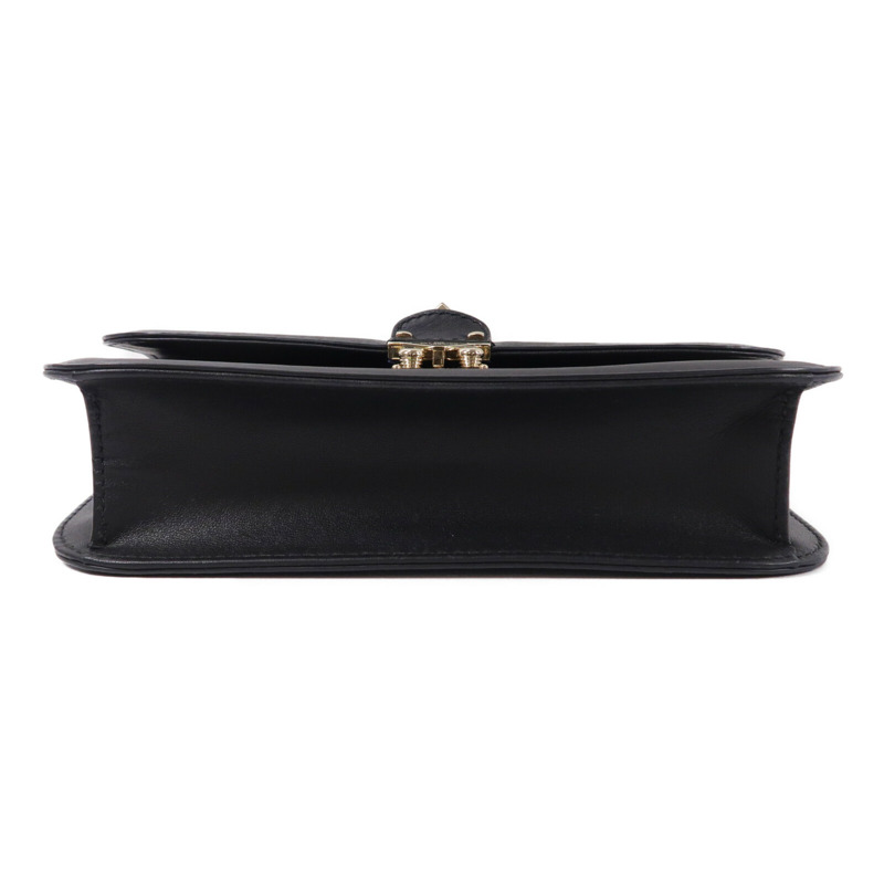 Valentino 牛皮皮革Rockstud Glam Lock鏈帶肩背袋-3
