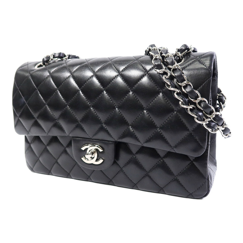 CHANEL 羊皮皮革Classic 25鏈帶肩背袋-2