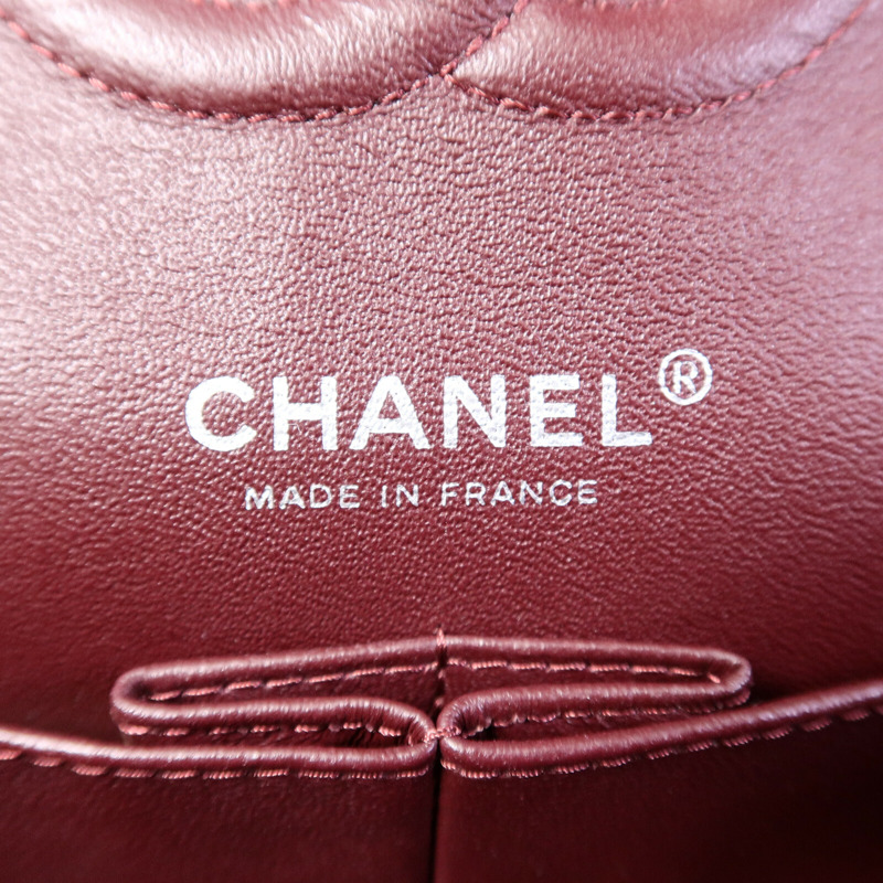 CHANEL 羊皮皮革Classic 25鏈帶肩背袋-5