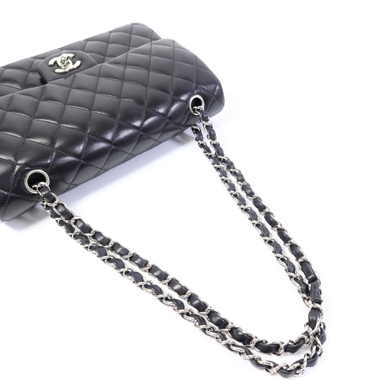 CHANEL 羊皮皮革Classic 25鏈帶肩背袋-8