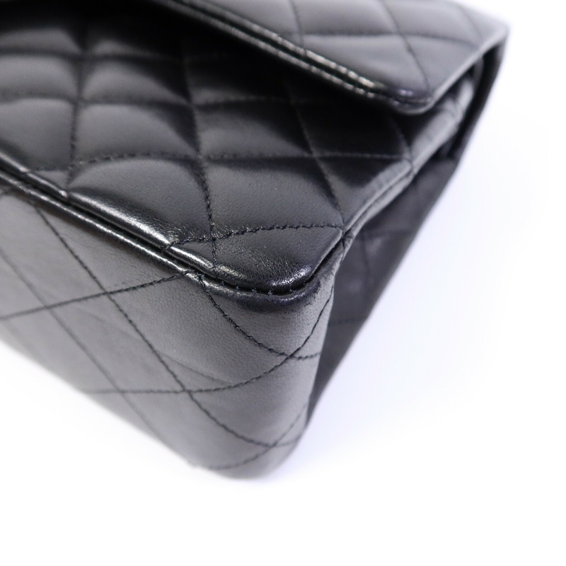 CHANEL 羊皮皮革Classic 25鏈帶肩背袋-10