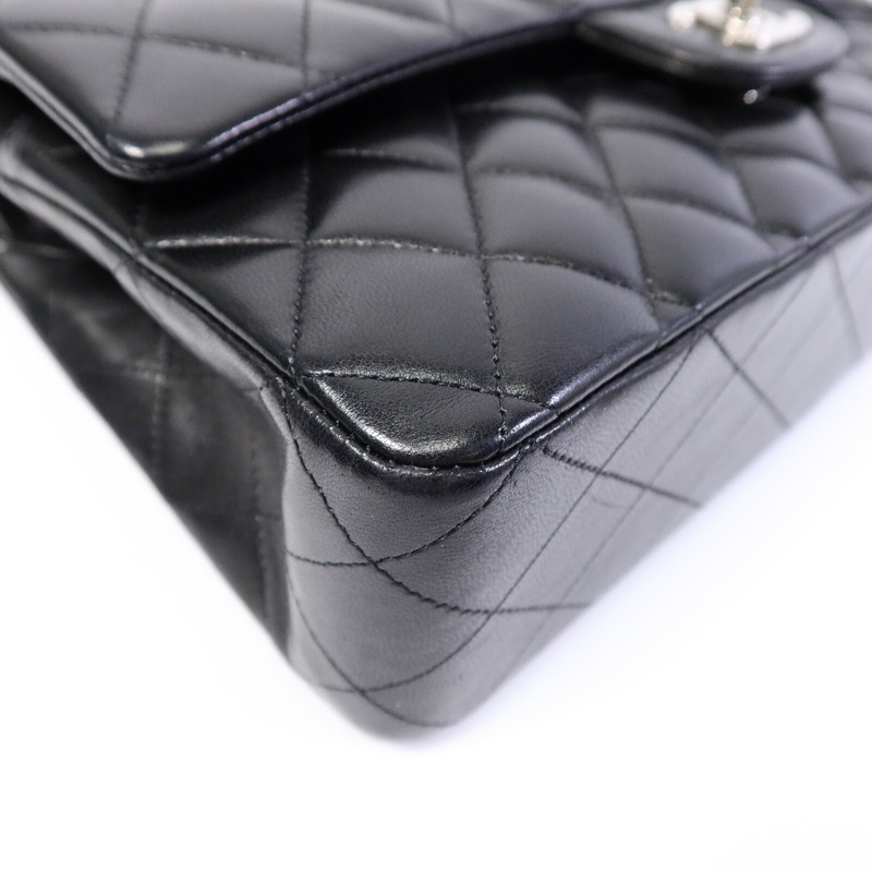 CHANEL 羊皮皮革Classic 25鏈帶肩背袋-11