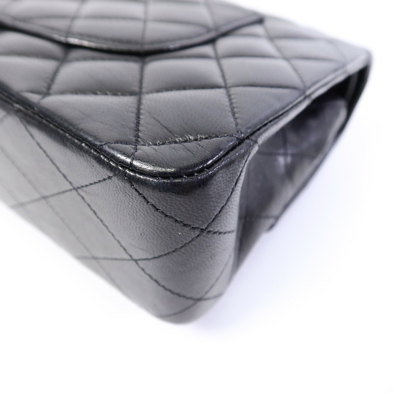CHANEL 羊皮皮革Classic 25鏈帶肩背袋-12