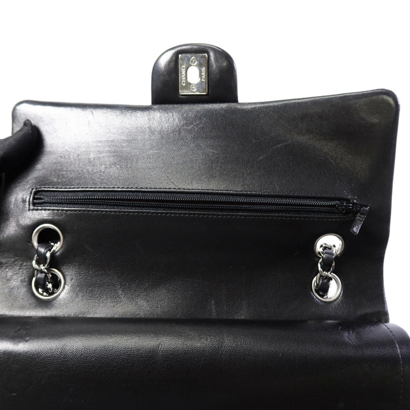 CHANEL 羊皮皮革Classic 25鏈帶肩背袋-14