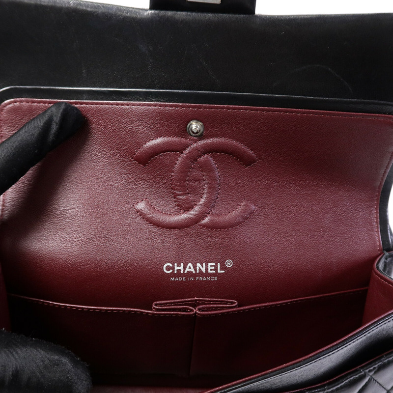 CHANEL 羊皮皮革Classic 25鏈帶肩背袋-15