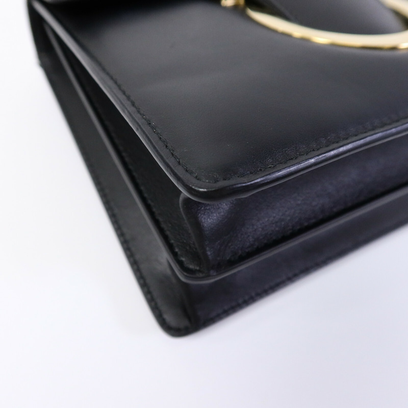 Salvatore Ferragamo 牛皮皮革Chain Shoulder Bag鏈帶肩背袋-11