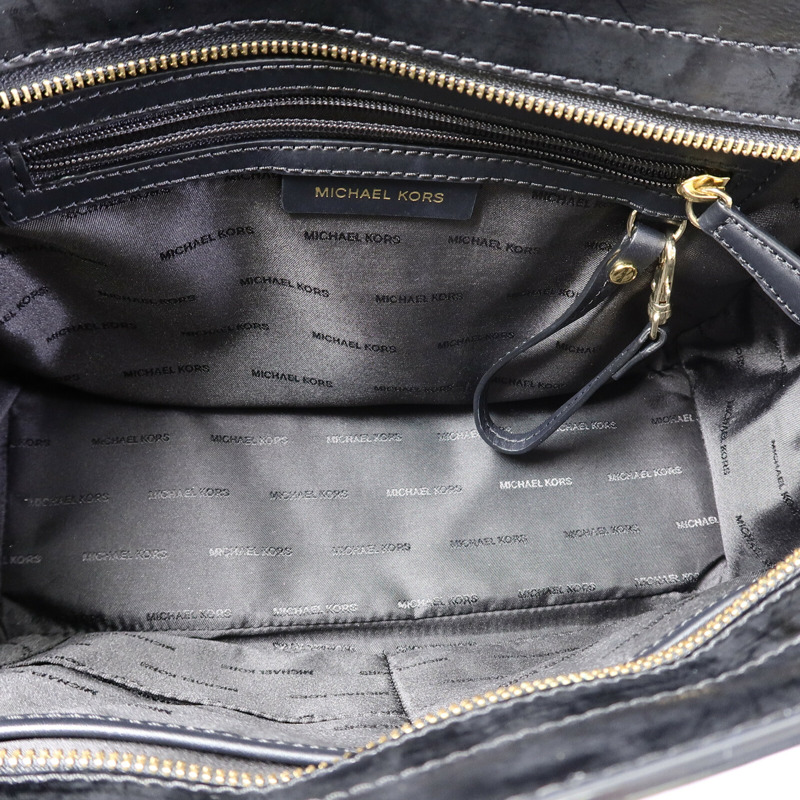 Michael Kors 漆皮皮革2 Way Shoulder Bag手挽肩背兩用袋-4