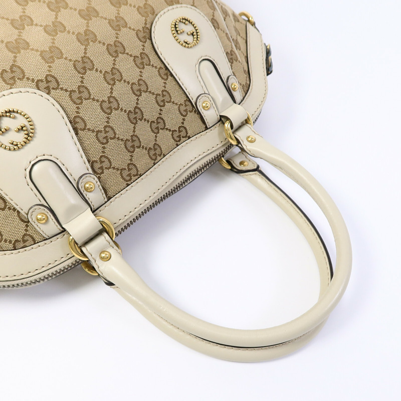 GUCCI 帆布Shoulder Bag手挽肩背兩用袋-8