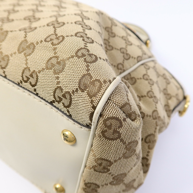 GUCCI 帆布Shoulder Bag手挽肩背兩用袋-10