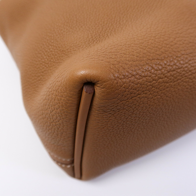 HERMES Clemence皮革24/24 29cm手挽肩背兩用袋Gold-13
