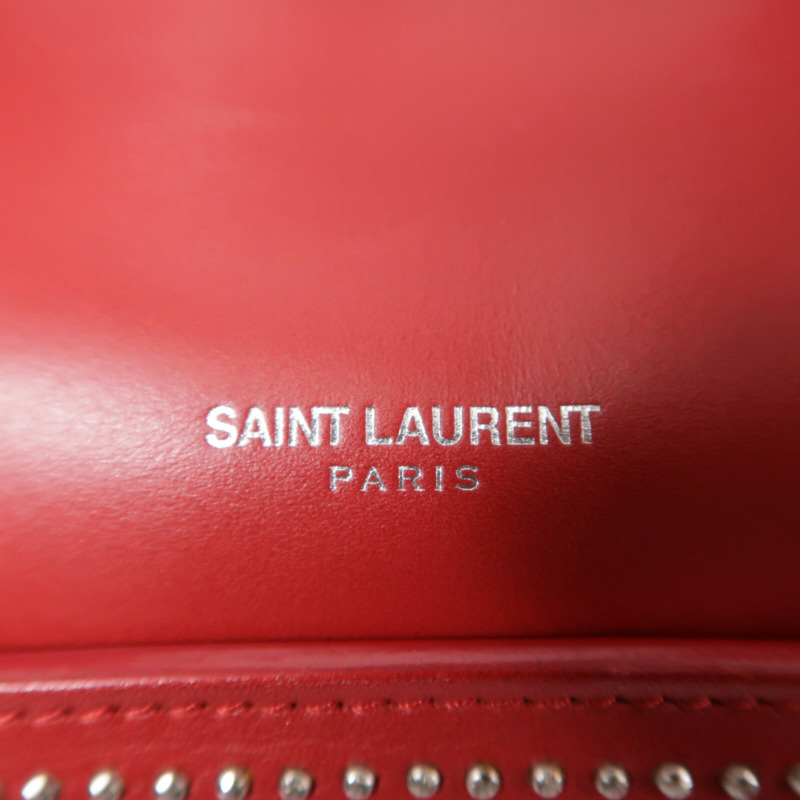 SAINT LAURENT 牛皮皮革Studded Classic Duffle Bag手挽肩背兩用袋-6