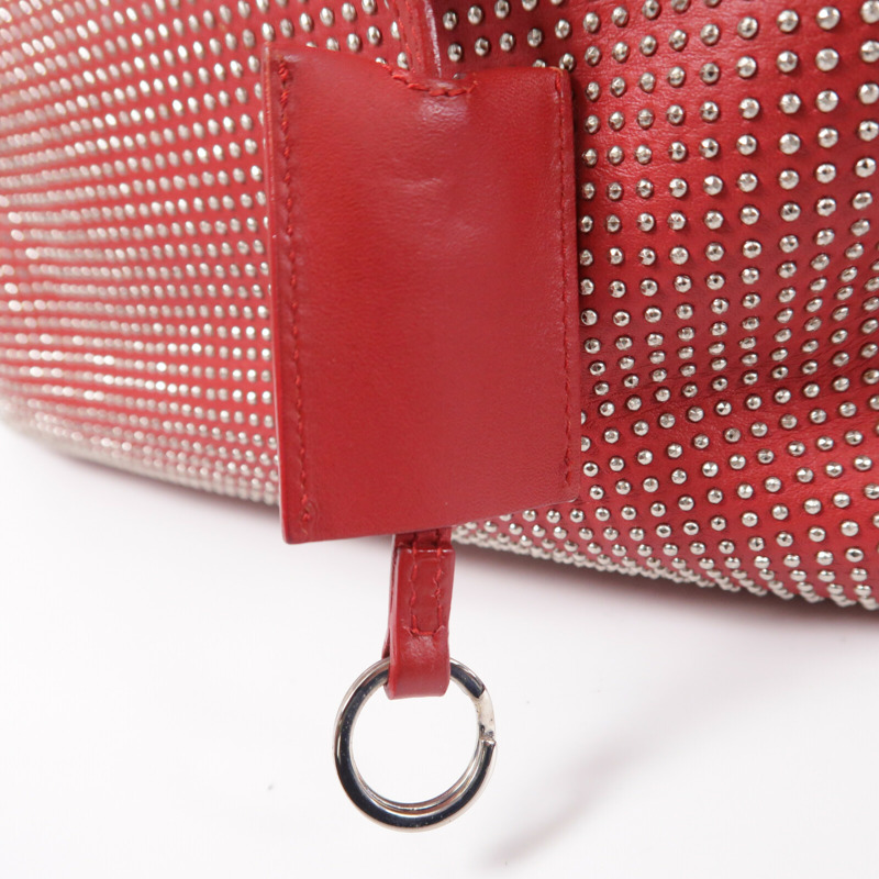 SAINT LAURENT 牛皮皮革Studded Classic Duffle Bag手挽肩背兩用袋-8