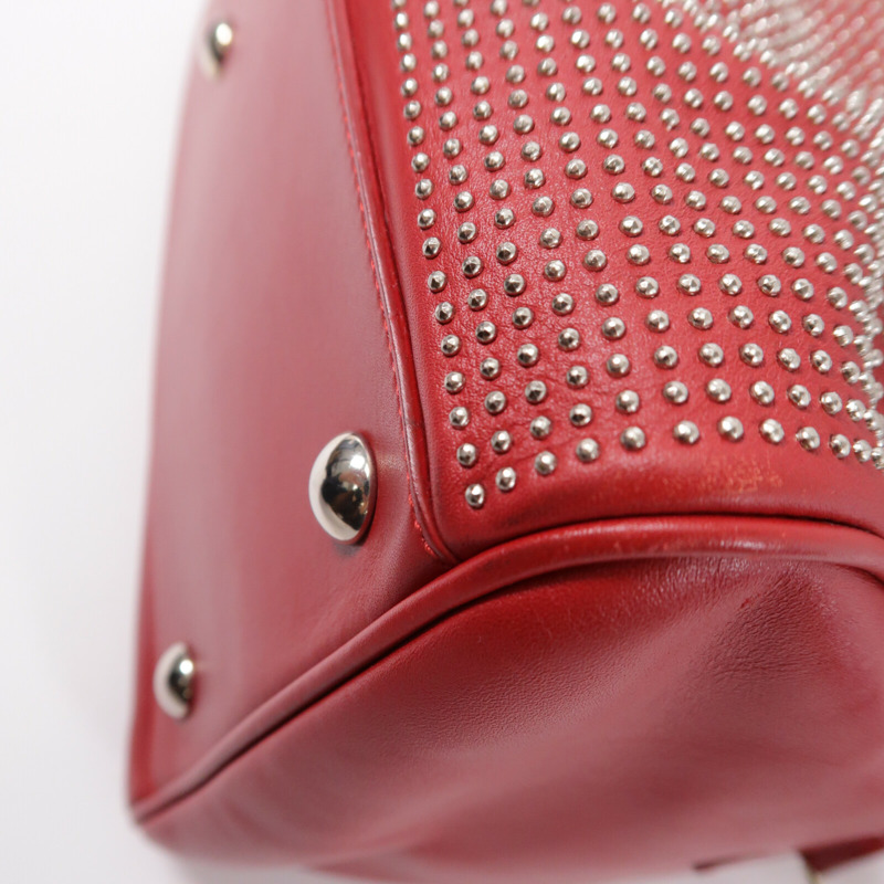 SAINT LAURENT 牛皮皮革Studded Classic Duffle Bag手挽肩背兩用袋-12