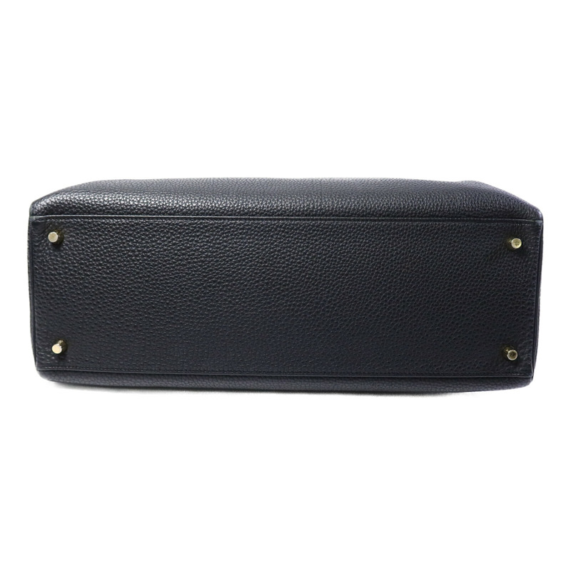 HERMES Togo皮革Kelly40手挽袋Noir-3