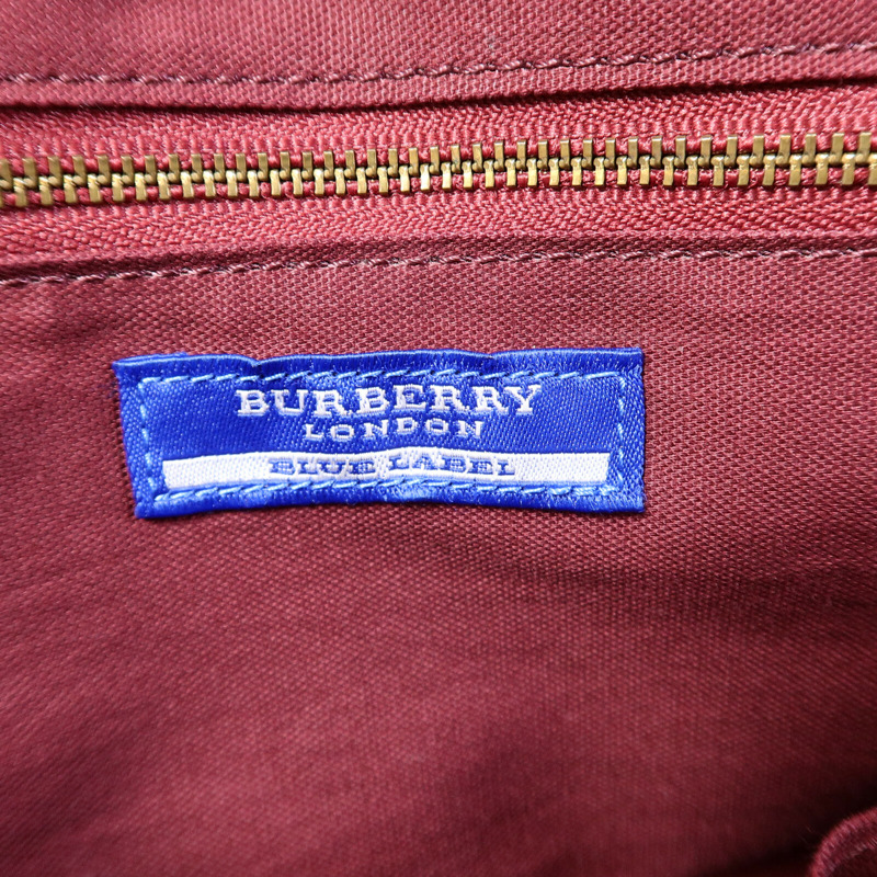 BURBERRY 帆布/皮革Shoulder Bag肩背袋-5