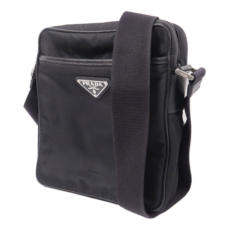 PRADA 尼龍Re-Nylon and Saffiano Shoulder Bag肩背袋-2