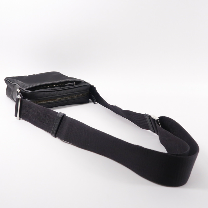 PRADA 尼龍Re-Nylon and Saffiano Shoulder Bag肩背袋-8