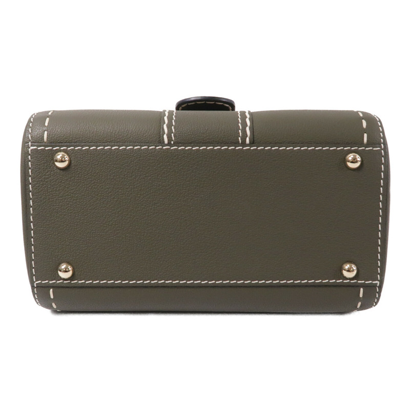 Delvaux 牛皮皮革Brillant Mini手挽肩背兩用袋-3