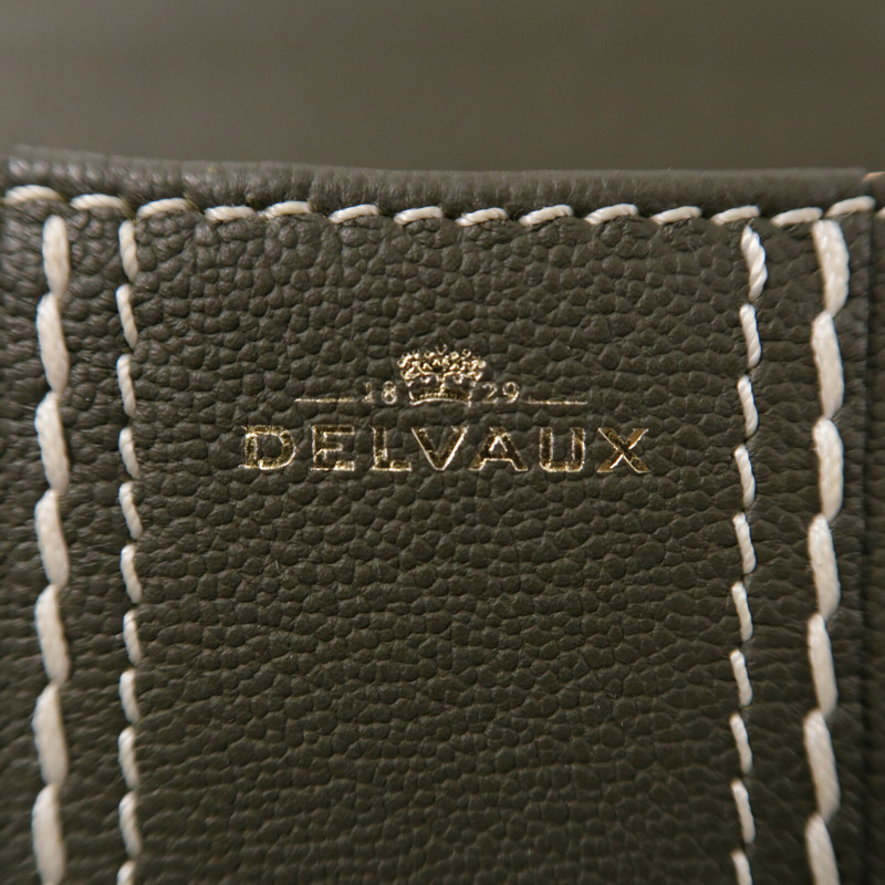 Delvaux 牛皮皮革Brillant Mini手挽肩背兩用袋-5