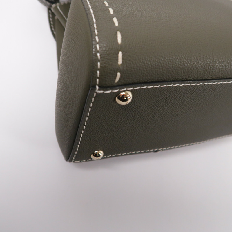Delvaux 牛皮皮革Brillant Mini手挽肩背兩用袋-11